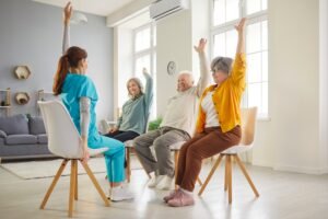 PT Leading Chair Yoga Routine