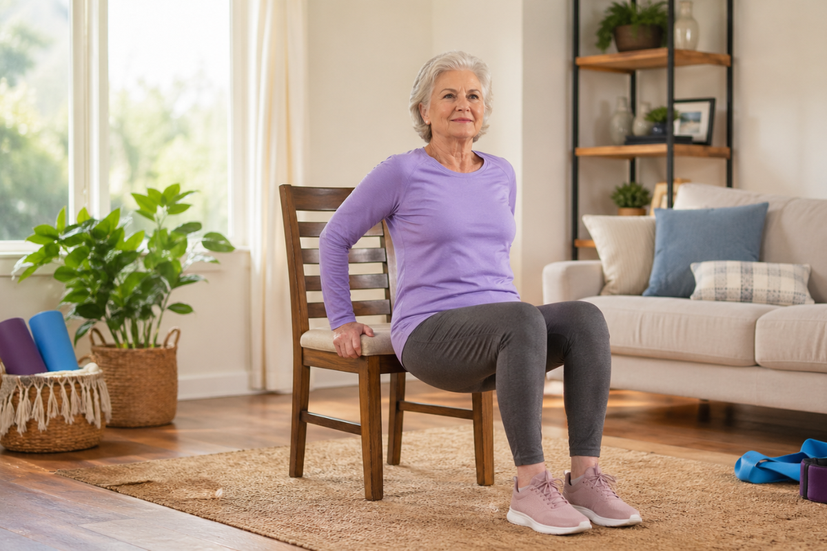 15-Minute Exercise Routine for Seniors (Strength + Balance + Mobility)