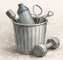 Bucket of weights