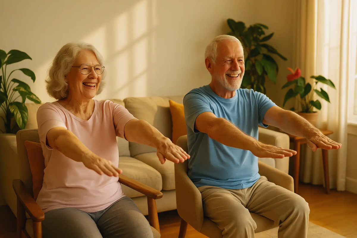 Chair Sitting Exercise for Belly Fat: Safe, Low-Impact Workout for Seniors Over 60