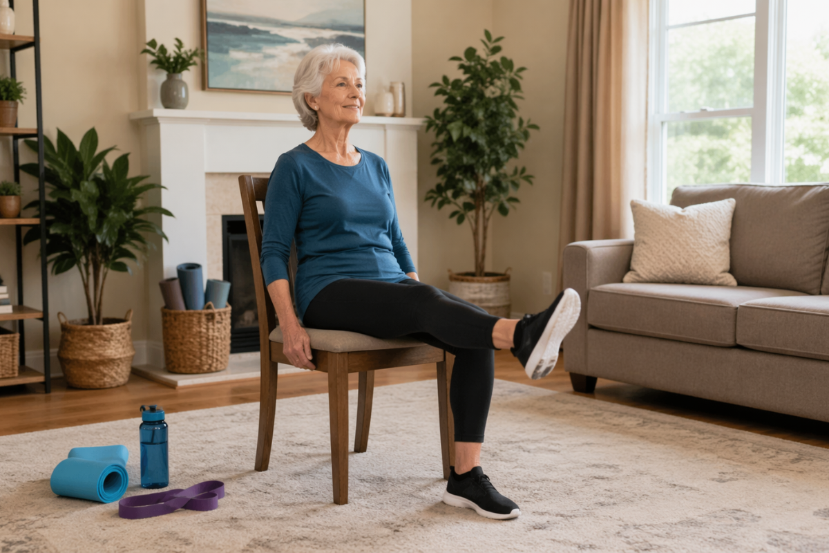 7 Gentle Core Exercises for Seniors to Improve Balance and Posture