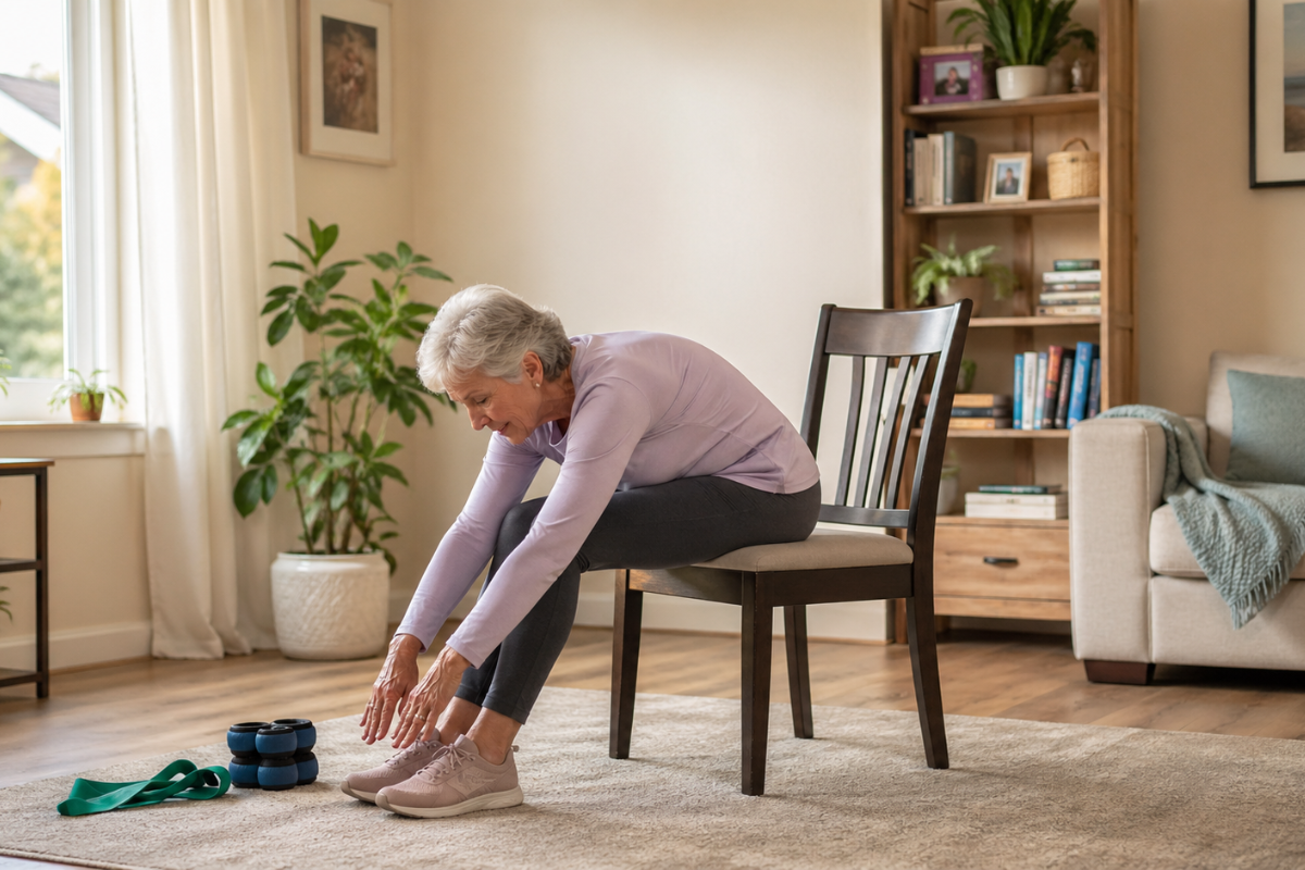 15 Low Impact Exercises for Seniors at Home (Step-by-Step + Safe Modifications)