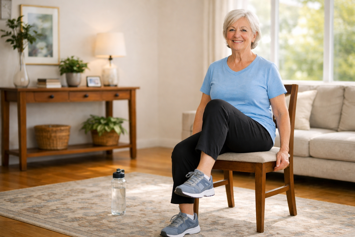 Seated Cardio Exercises for Seniors: A Simple Chair Workout for Better Stamina
