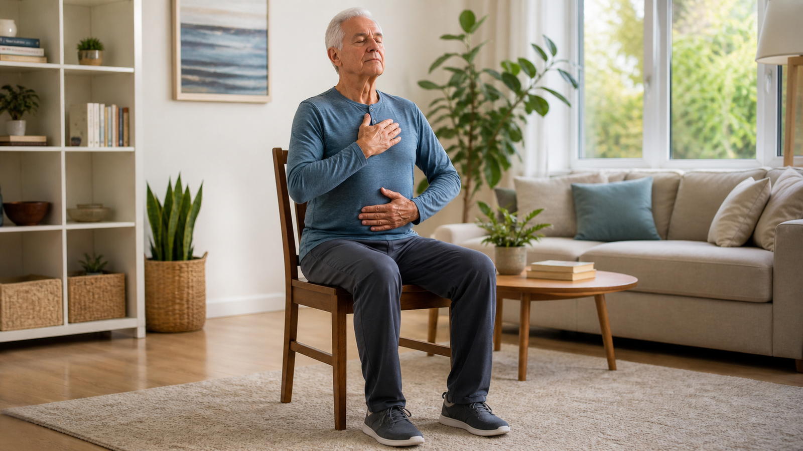 Breathing Exercises for Relieving Stress in Seniors (Gentle & Easy to Follow)