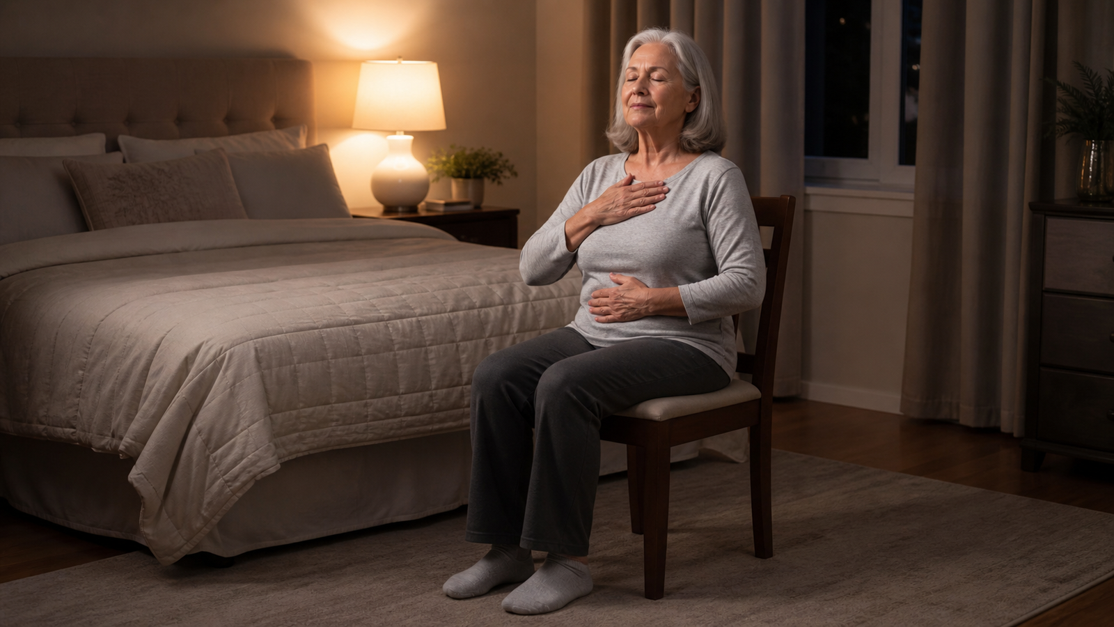 A Gentle Breathing Method to Sleep Better for Seniors Over 60