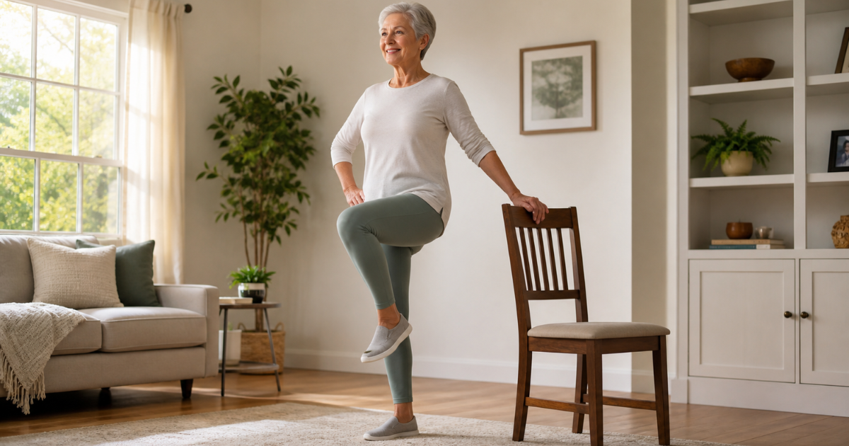 Fun Balance Exercises for Elderly: 10 Chair-Supported Moves to Prevent Falls